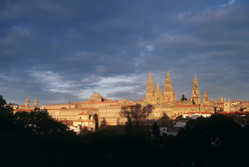 Die stadt Santiago de Compostela