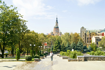 Die Stadt Charkiw