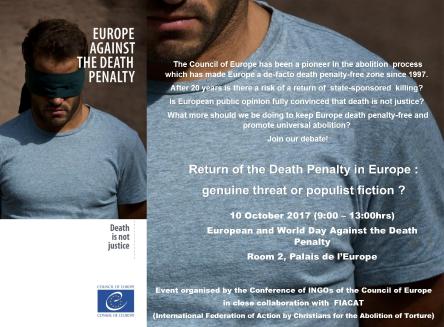 Debate: Return of the death penalty in Europe: genuine threat or populist fiction?