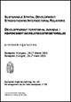 Sustainable spatial development: strengthening intersectoral relations (Budapest, 26-27 March 2003)