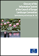 Glossary of the Information System of the Council of Europe Landscape Convention