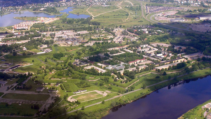 Photo : Forteresse de Daugavpils, Lettonie