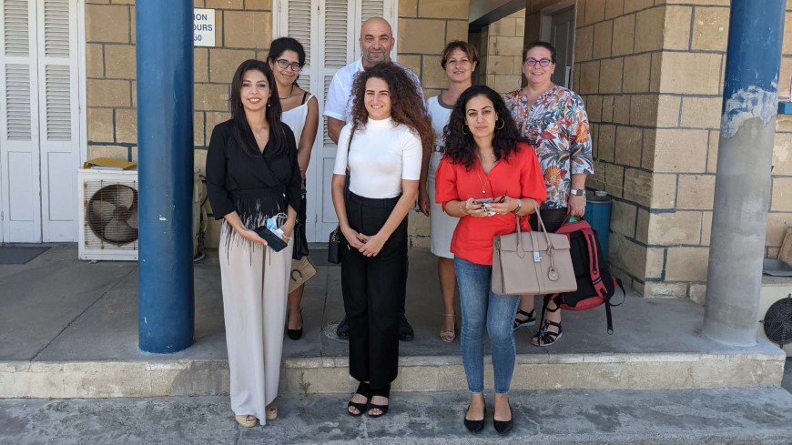 Meeting at the Alien and Immigration Office in Larnaca