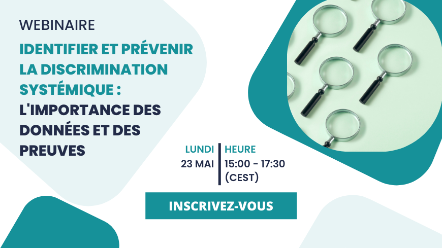 Inscrivez-vous au webinaire ICC sur le thème « Identifier et prévenir la discrimination systémique : l'importance des données et des preuves »