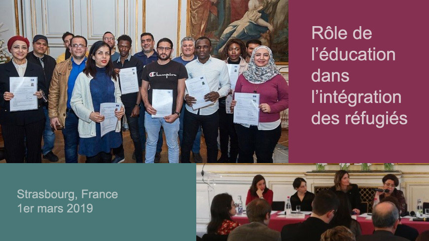 Rôle de l’éducation dans l’intégration des réfugiés – évènement conjoint à Strasbourg