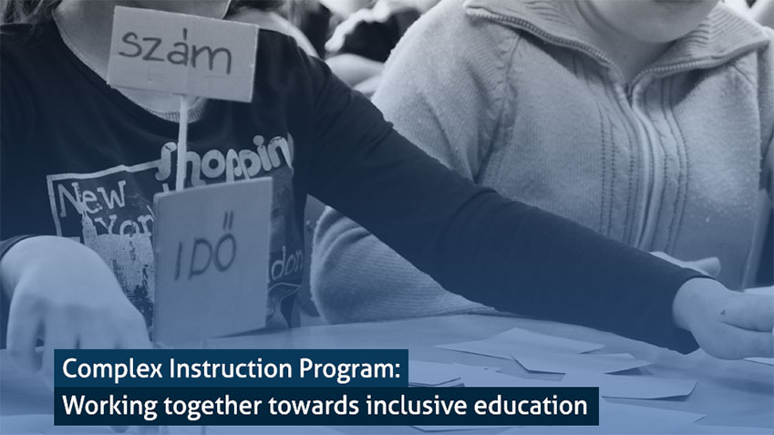 The Complex Instruction Programme: a tool to embrace diversity