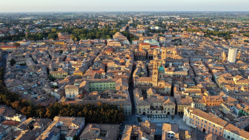 Ariel view of Reggio Emilia
