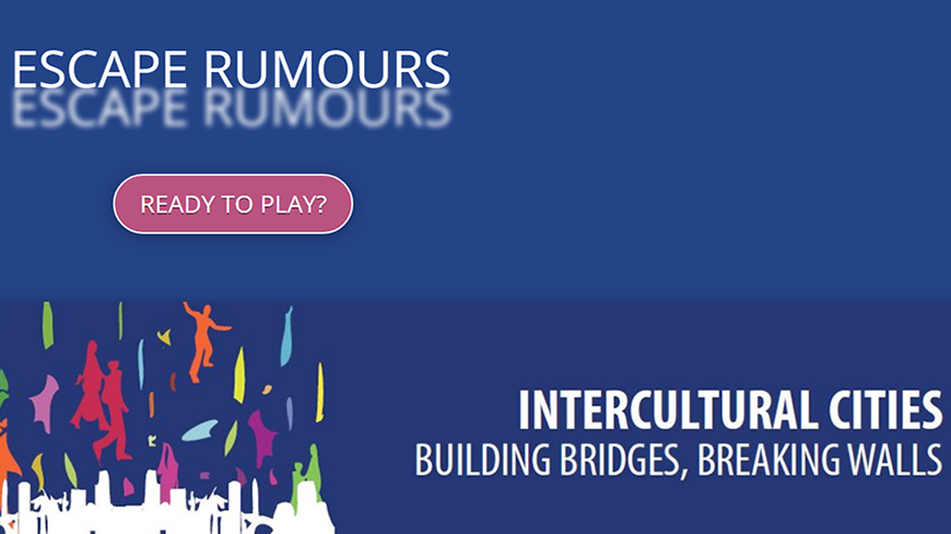 An escape room game to escape rumours? Join the launch of the ICC Escape Rumours