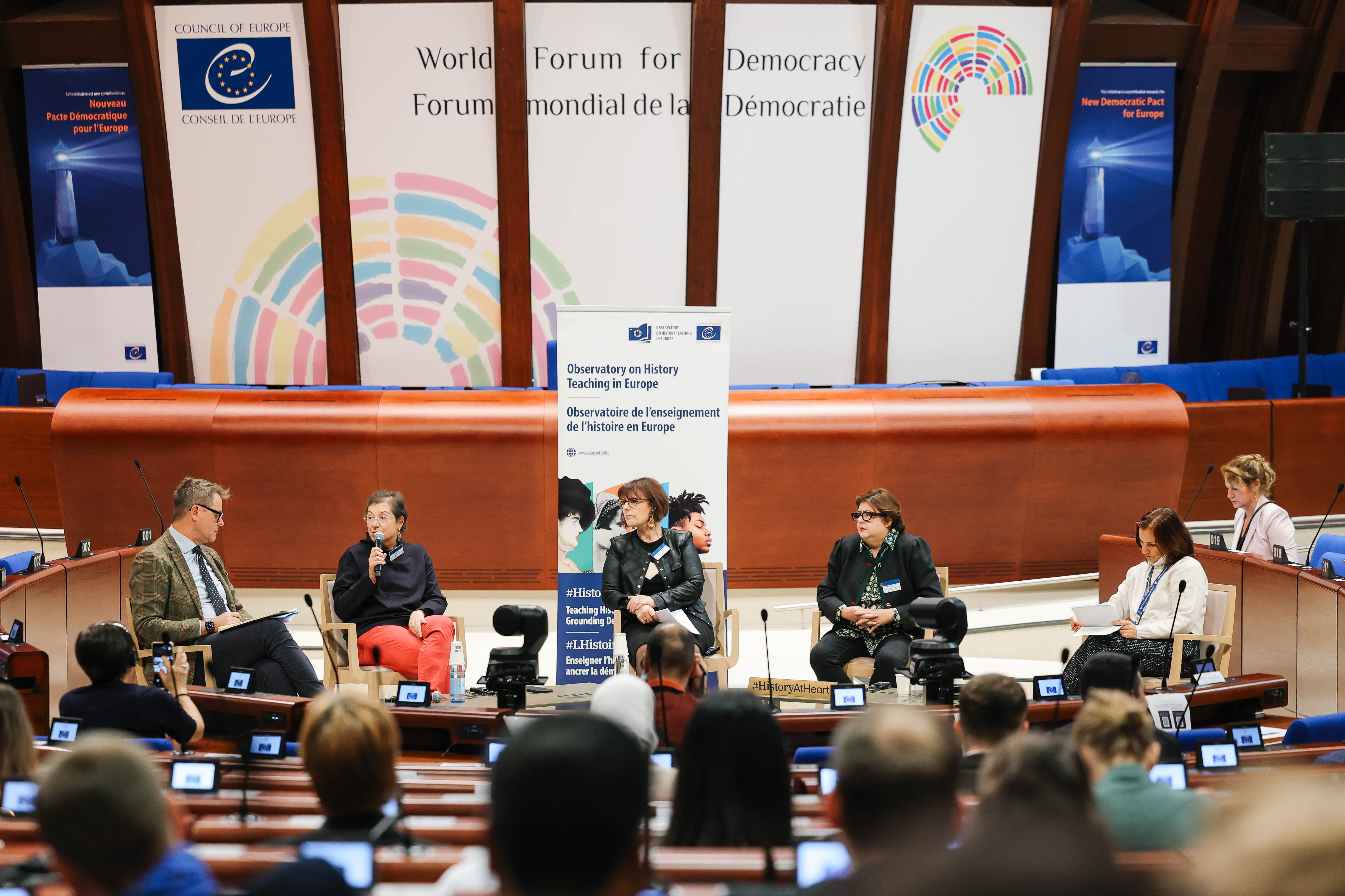 Learning from history, strengthening democracy: highlights from this year’s session dedicated to history within the World Forum for Democracy