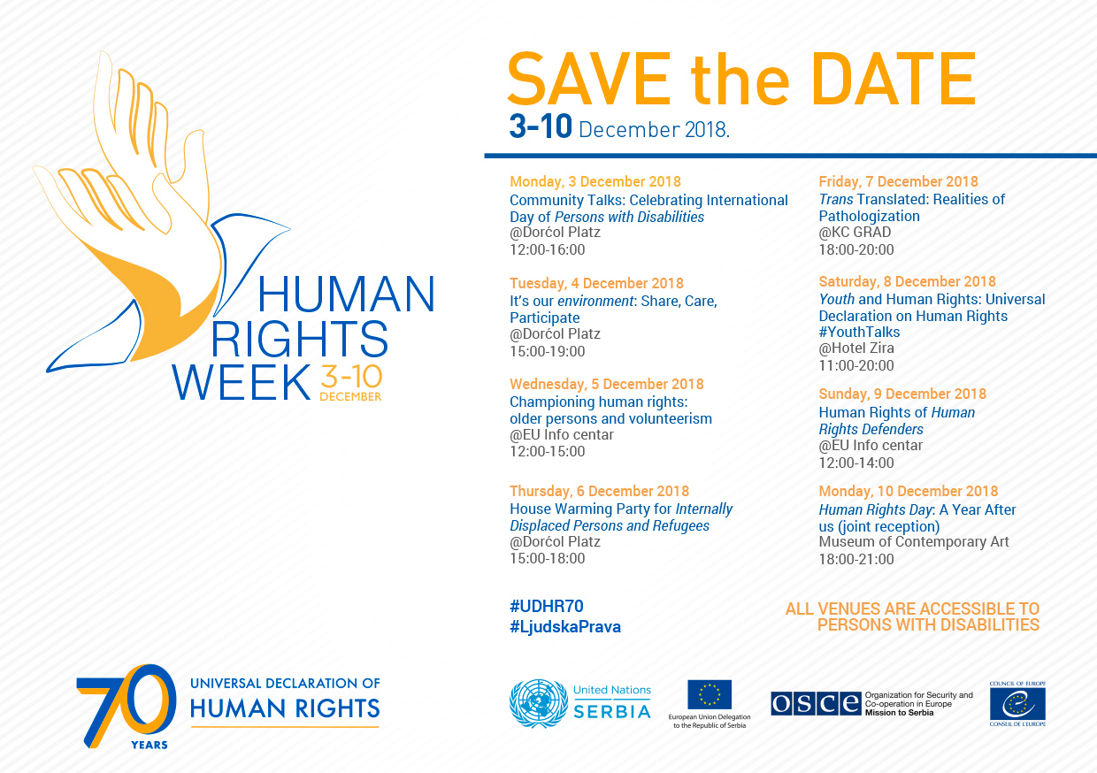 Human Rights Week - Council of Europe Office in Belgrade