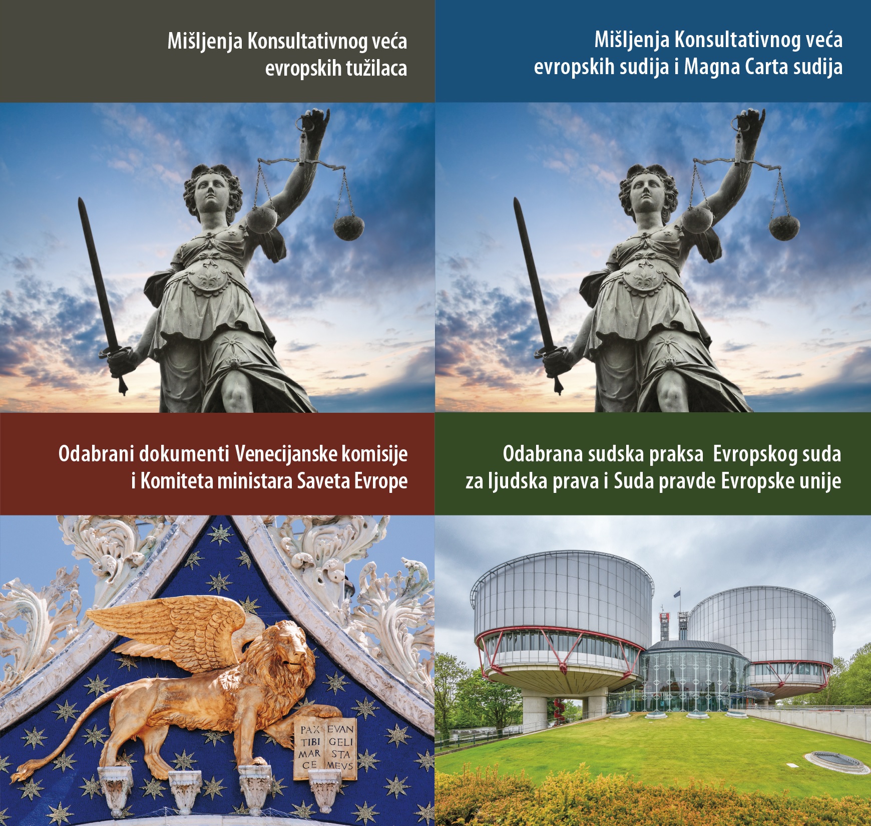 Srpski prevodi publikacija sa dokumentima Saveta Evrope o uspostavljanju standarda u oblasti vladavine prava
