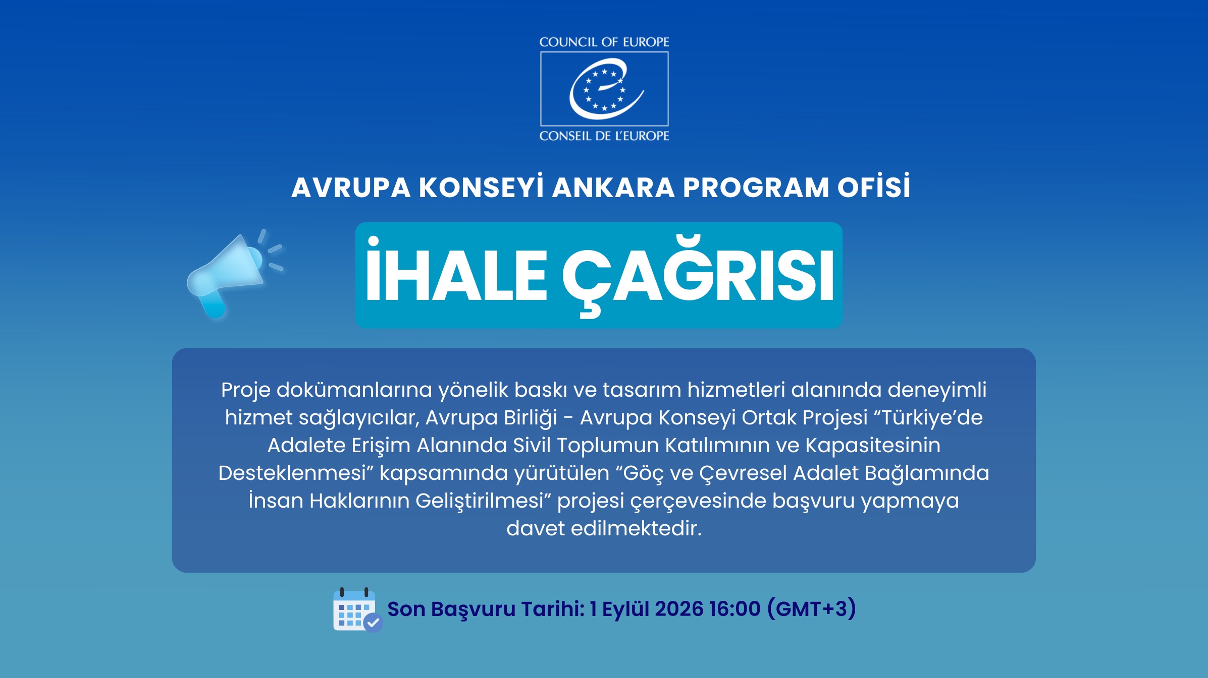 İhale Çağrısı - Baskı ve Tasarım
