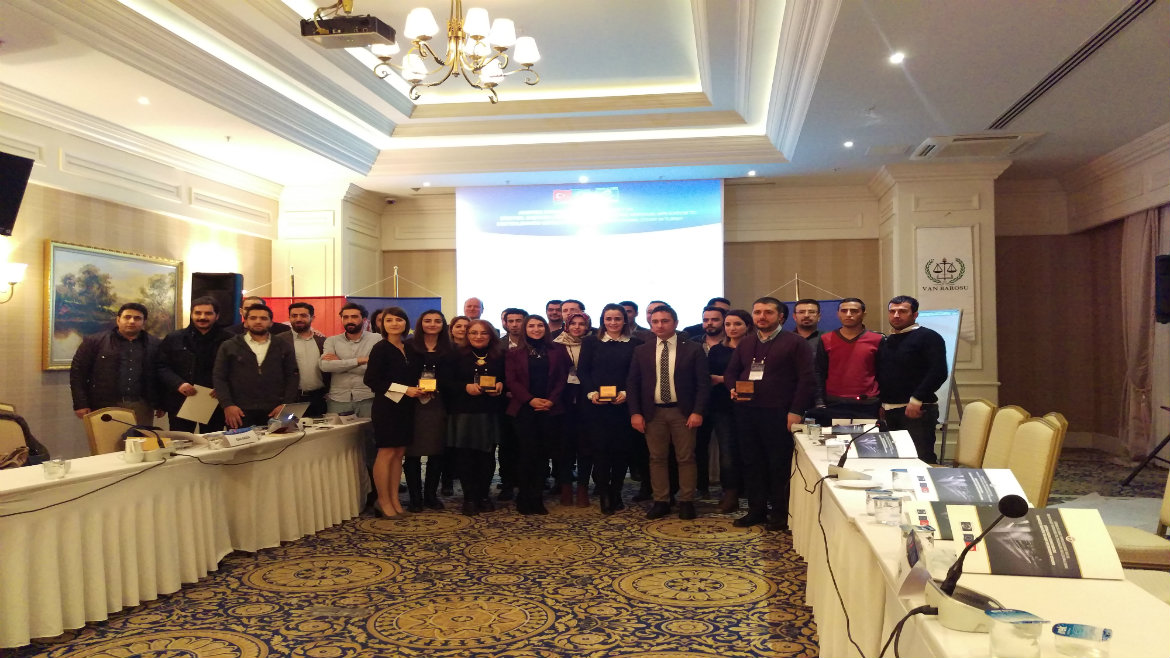 Fourth training session for lawyers organised in Van