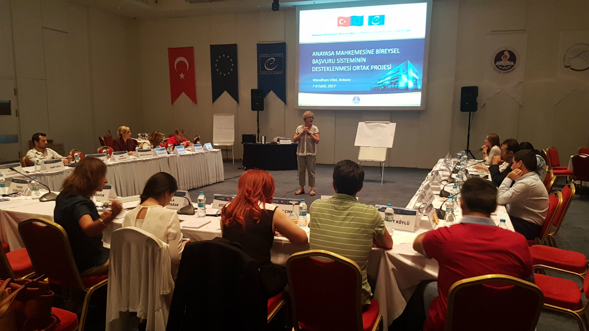 Final phase of Training of Trainers for Judges and Prosecutors completed under the Joint Project on Supporting Individual Application to the Constitutional Court in Turkey