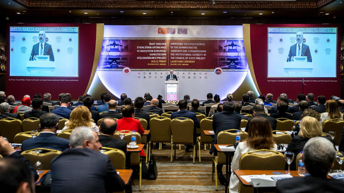 “İdari Yargının Etkinliğinin Artırılması ve Danıştayın Kurumsal Kapasitesinin Güçlendirilmesi”: Avrupa Birliği – Avrupa Konseyi Ortak Projesi Açılış Konferansı