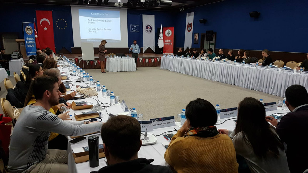 In-service Training Seminar on Individual Application Procedure for Lawyers in Edirne and Tekirdağ