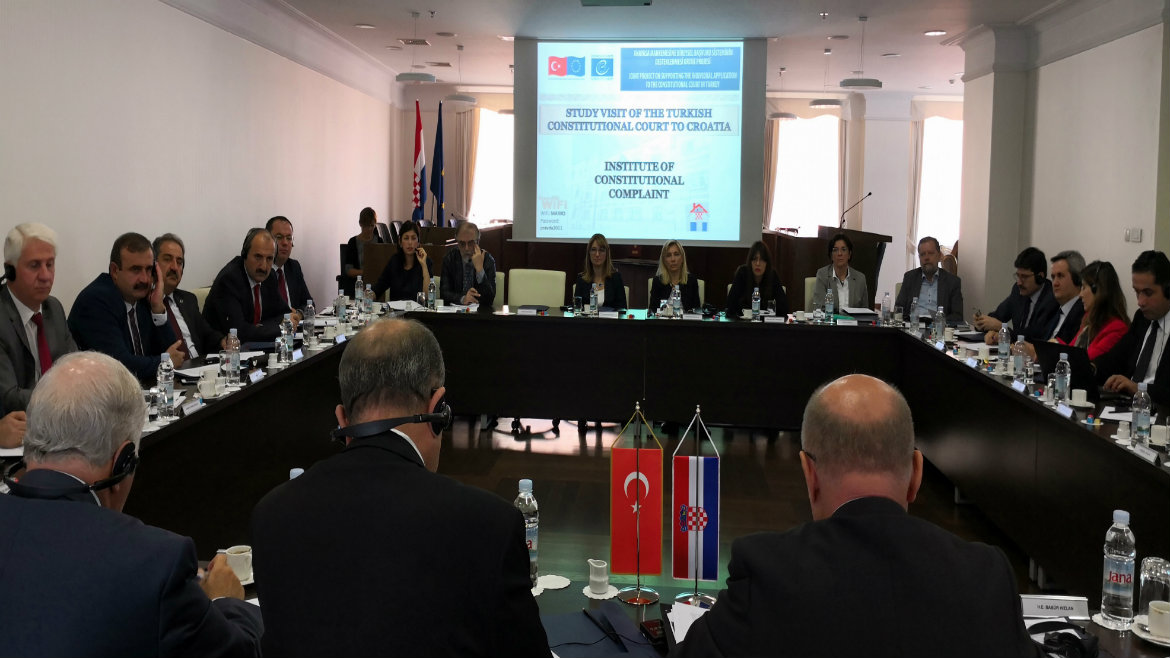 Türkiye Cumhuriyeti Anayasa Mahkemesinin Macaristan ve Hırvatistan Anayasa Mahkemelerine Çalışma Ziyareti