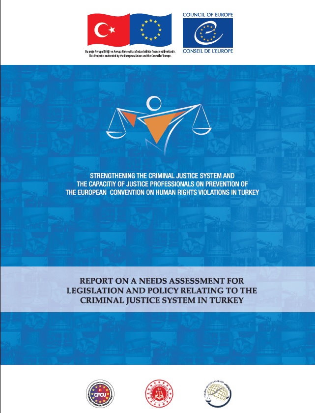 REPORT ON A NEEDS ASSESSMENT FOR LEGISLATION AND POLICY RELATING TO THE CRIMINAL JUSTICE SYSTEM IN TURKEY