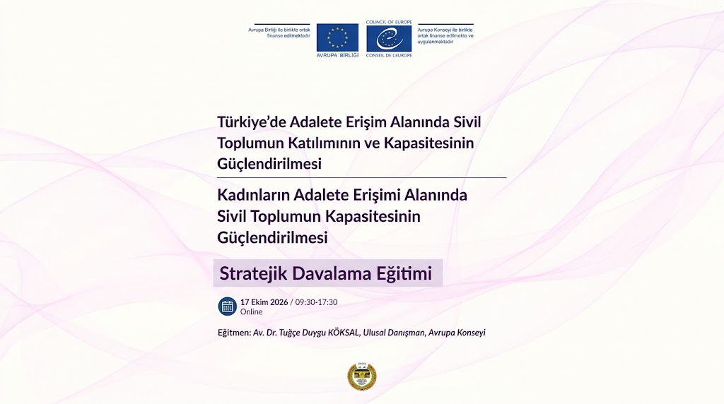 A single case could make a difference in the lives of many women. Registration is now open for online training on strategic litigation!