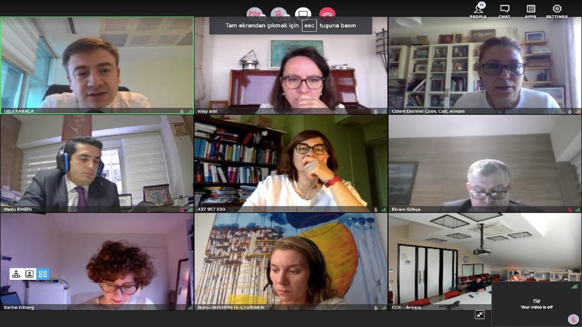 İdari Yargıda AUÇ Mekanizmaları Webinarı için Oryantasyon Toplantısı Yapıldı