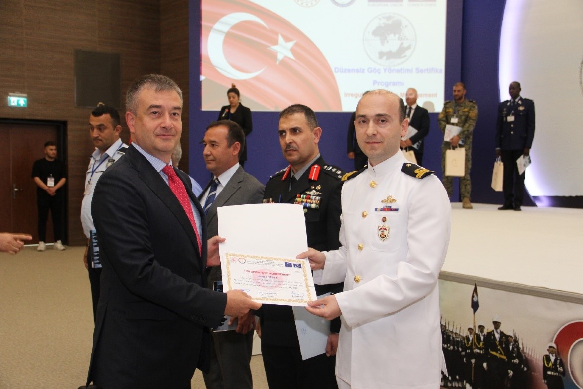 Düzensiz Göç Yönetimi Sertifika Programının kapanış töreni Ankara’da gerçekleşti