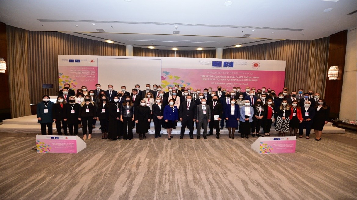 Yesterday The Action “Strengthening the Human Rights Protection of Migrants and Victims of Human Trafficking in Turkey” held HELP Certificate Ceremony and the Launch of 3 HELP Courses with Ministry of Justice