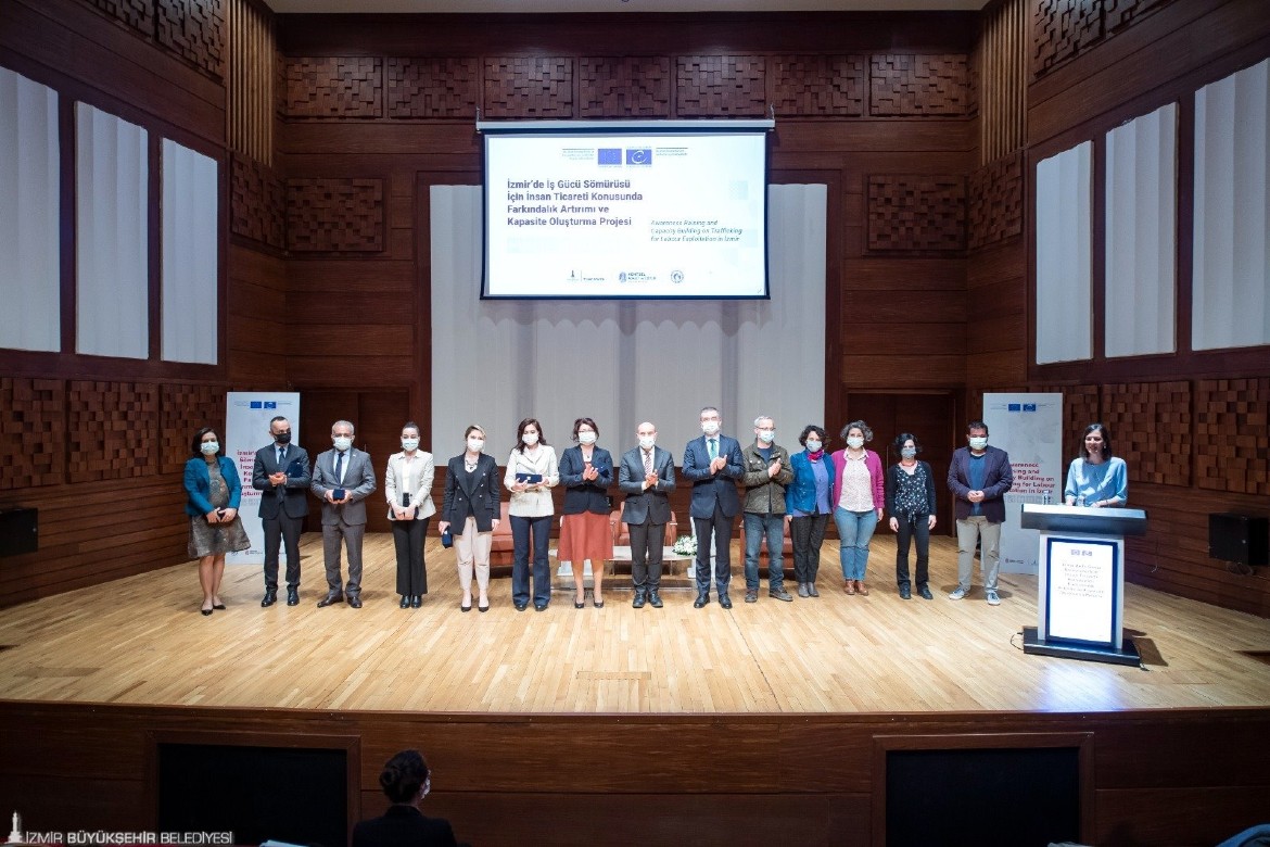 Award ceremony held in İzmir within the European Union – Council of Europe Joint Action “Strengthening the human rights protection of migrants and victims of trafficking in human beings in Turkey”