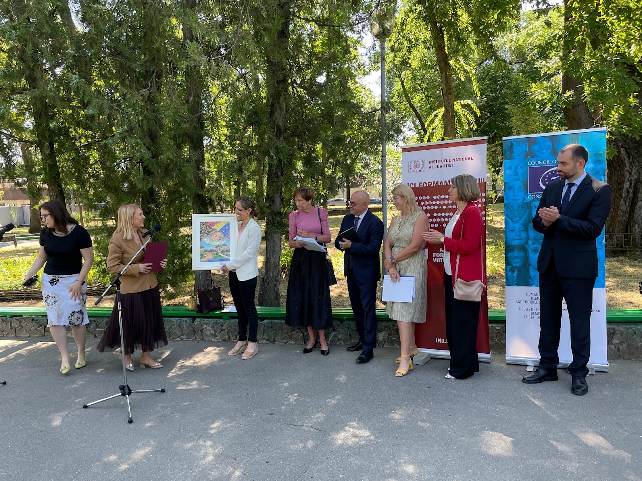 Council of Europe Week in the Republic of Moldova 2023 launched with an art exhibition in the Council of Europe square in Chisinau