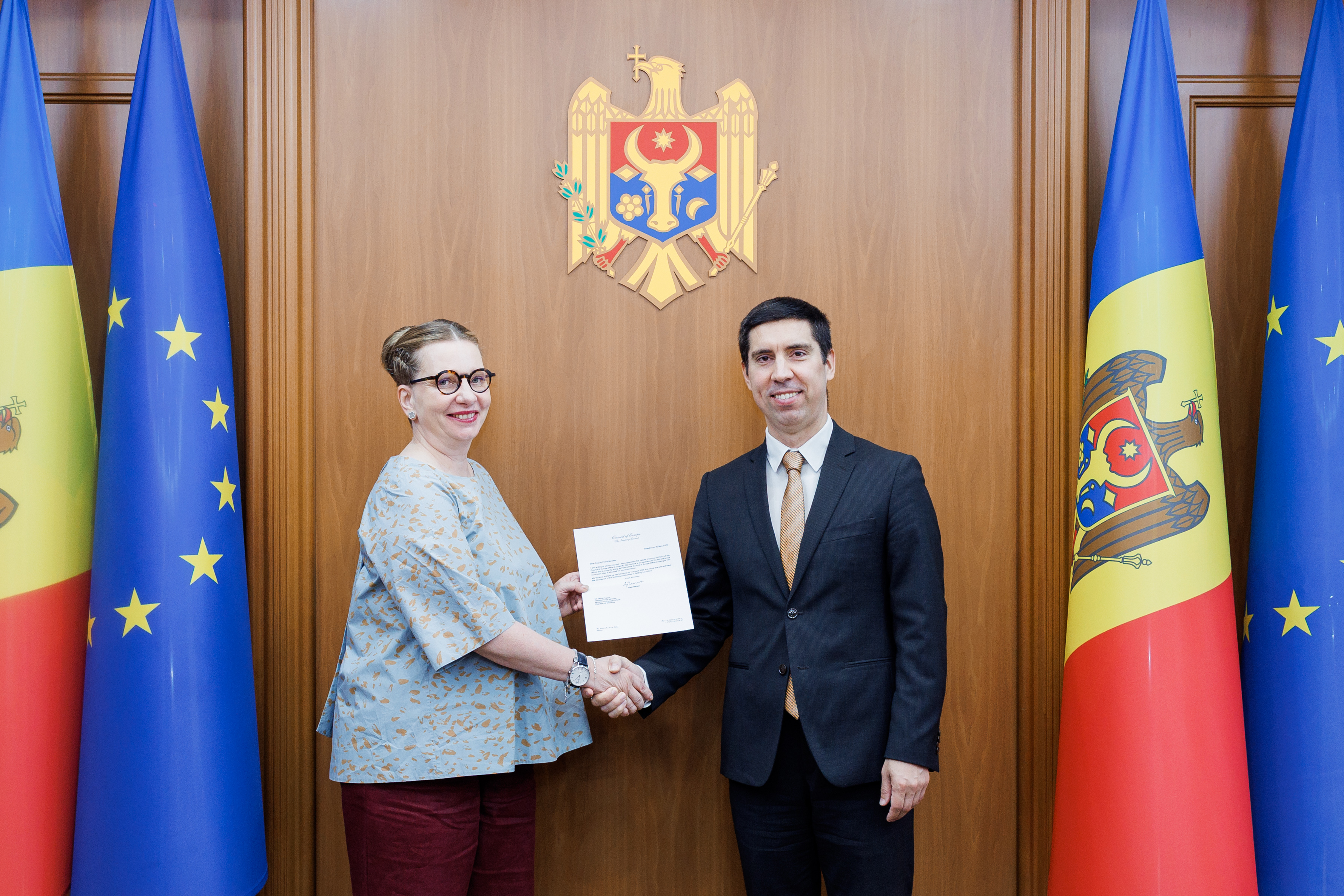 Head of Office Natalia Voutova met with Deputy Prime Minister and Minister of Foreign Affairs Mihai Popșoi