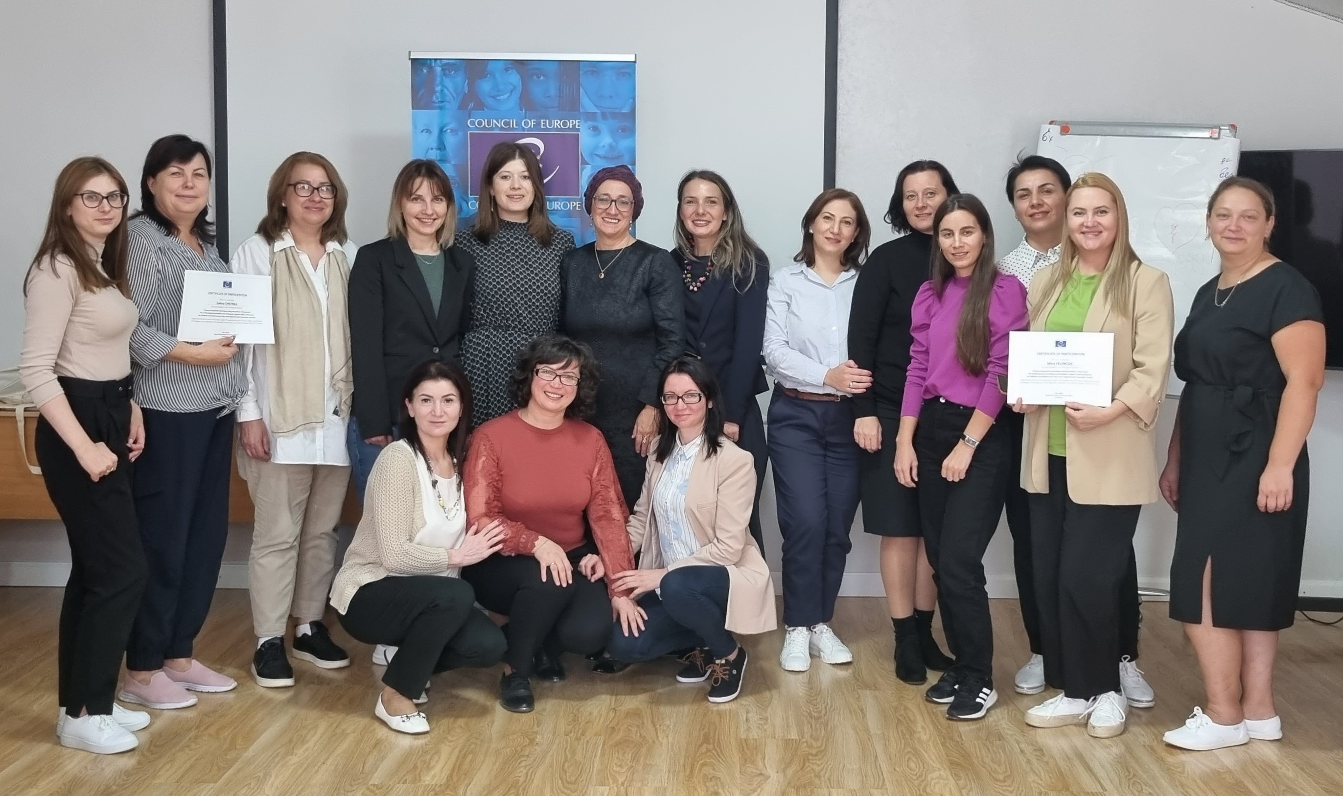 12 psychologists from the National Centre of Psycho-pedagogical Assistance completed a Training of Trainers on trauma treatment techniques and prevention of burnout