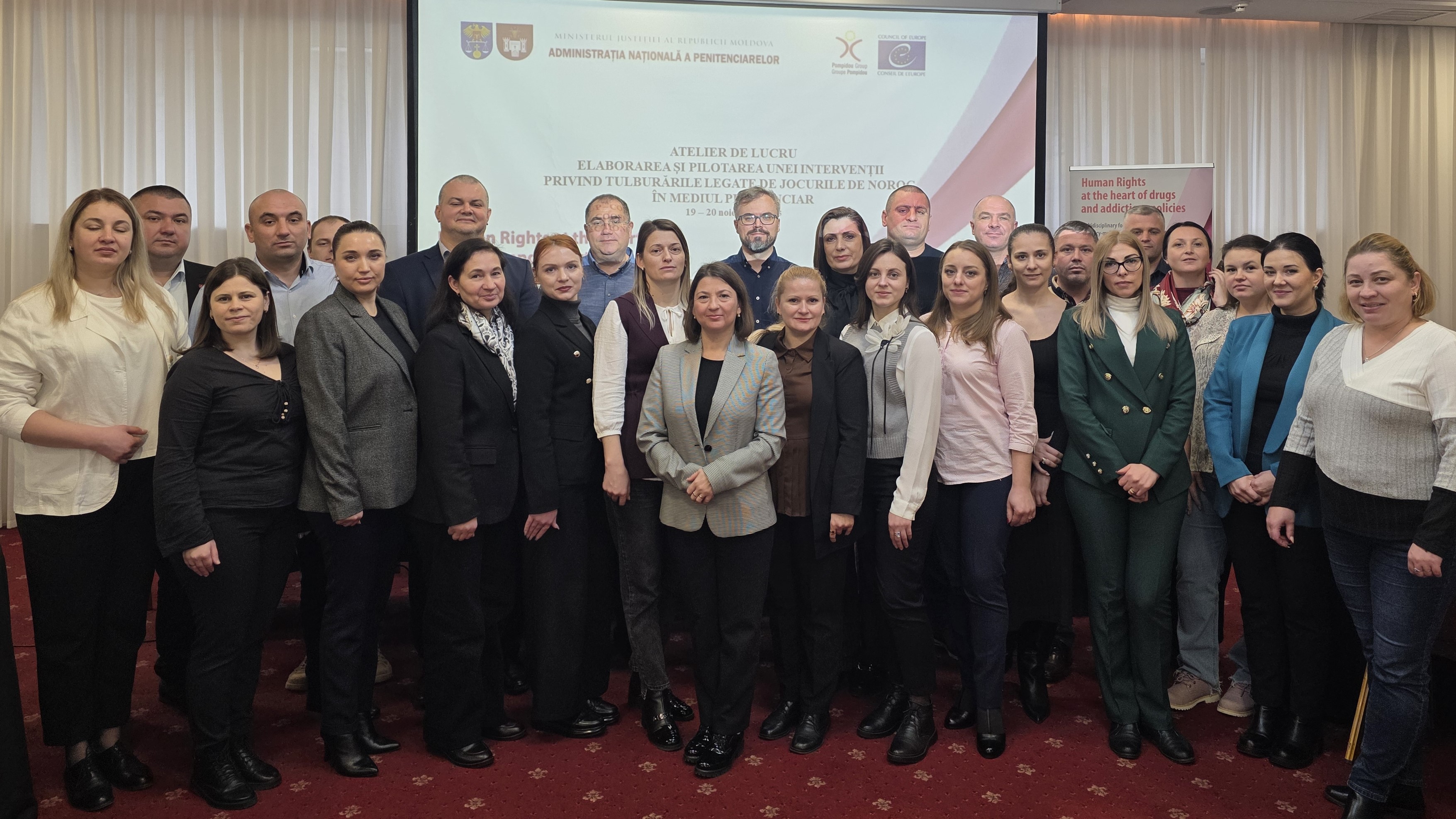 Sprijinirea introducerii noului program privind tulburările legate de jocurile de noroc în penitenciarele din Republica Moldova