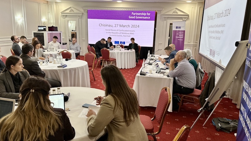 Mechanisms for social re-use of confiscated assets discussed with the national authorities in the Republic of Moldova