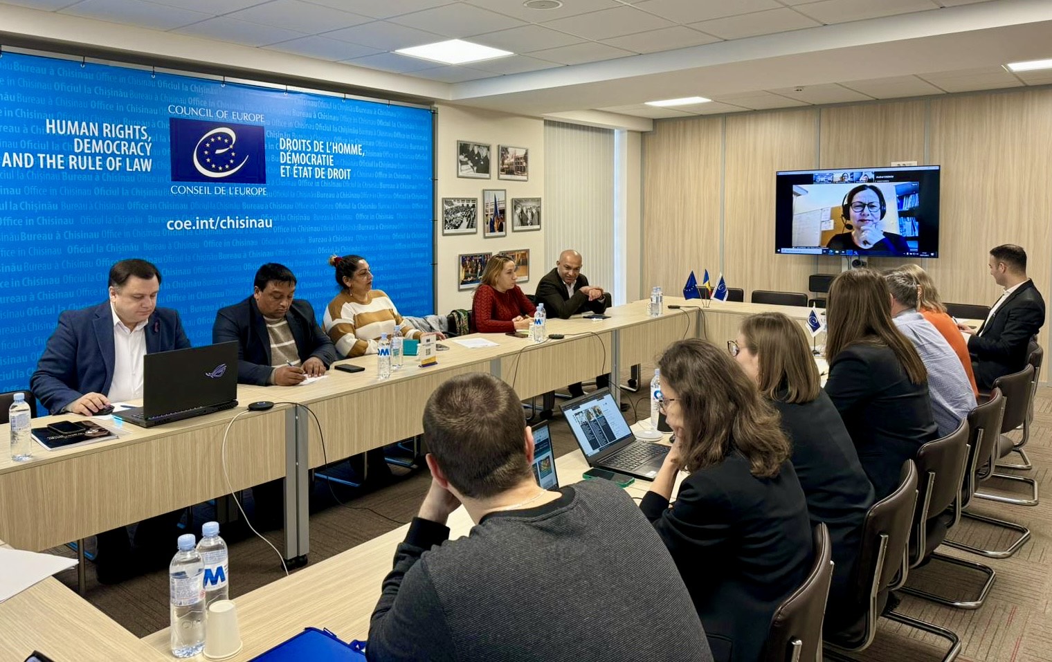 The challenges faced by the Roma community in the Republic of Moldova, discussed at the Council of Europe Office in Chisinau