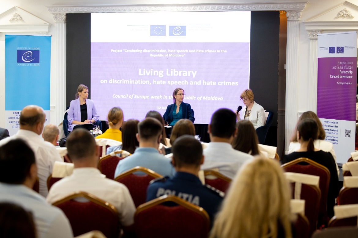 The impact of hatred on the victims’ life was addressed at the Living Library on the thematic of discrimination