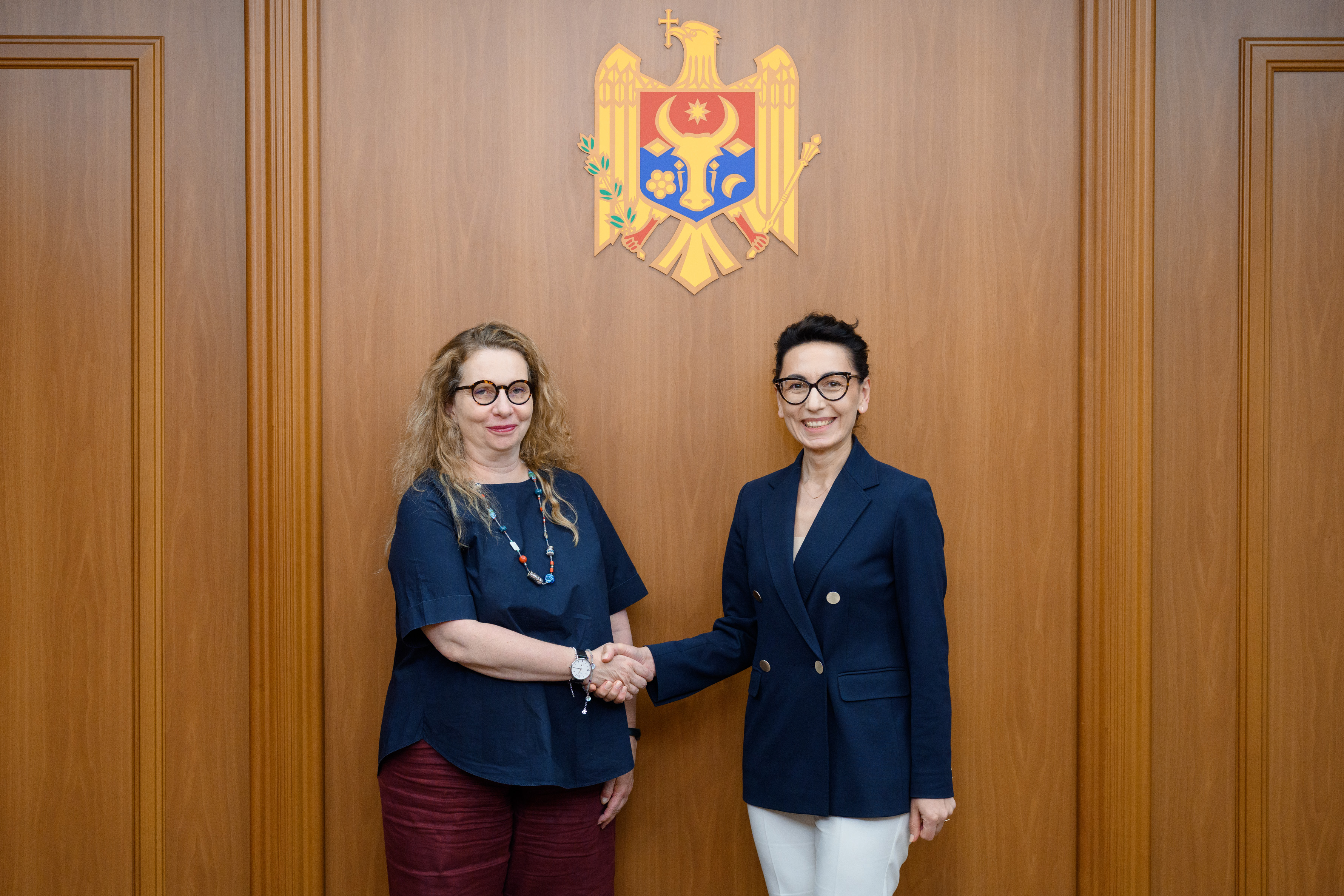 Șefa Oficiului Consiliului Europei la Chișinău, doamna Natalia Voutova, s-a întâlnit cu doamna Corina Călugăru, Secretar de Stat al Ministerului Afacerilor Externe al Republicii Moldova