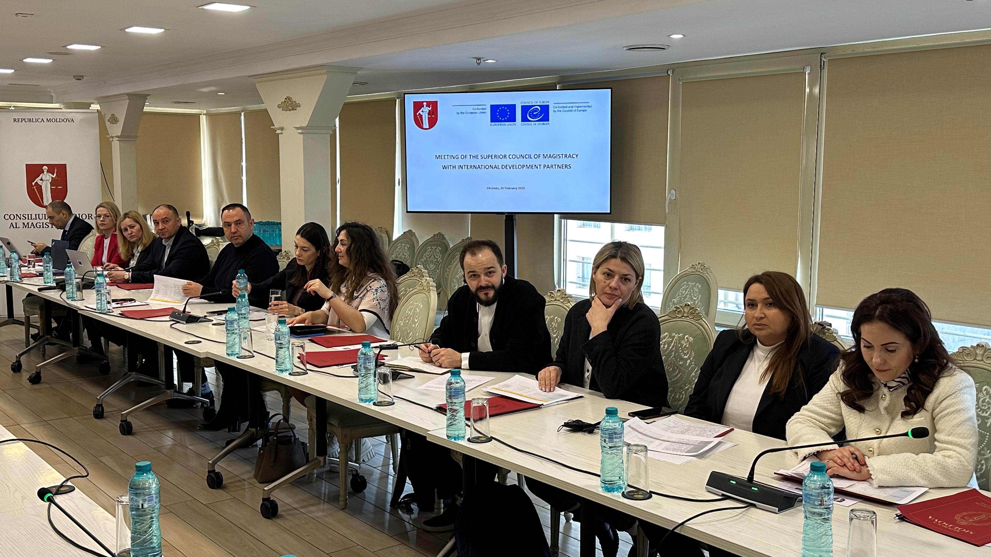Noul Plan Strategic al Consiliului Superior al Magistraturii pentru perioada 2025-2029, prezentat comunității internaționale de donatori și partenerilor de cooperare