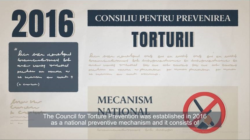 Prevenirea şi combaterea torturii şi relelor tratamente este o responsabilitate comună!