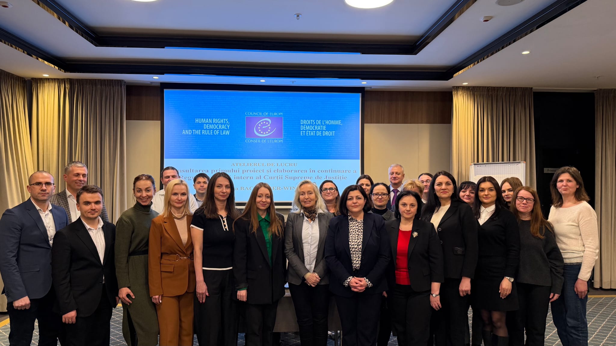 Noi consultări contribuie la elaborarea în continuare a Regulamentului intern al Curții Supreme de Justiție a Republicii Moldova