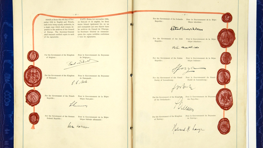 All Council of Europe member states have signed up to the European Convention of the Human Rights, a treaty  designed to protect human rights, democracy and rule of law