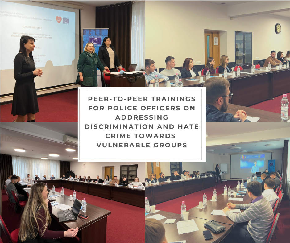 Peer-to-peer trainings for Police officers on addressing discrimination and hate crime towards vulnerable groups