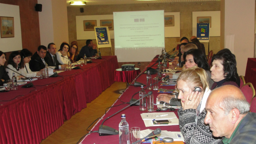 Reporting Local Finance Benchmarking Workshop (IIIPhase) and LFD&I Database, Armenia
