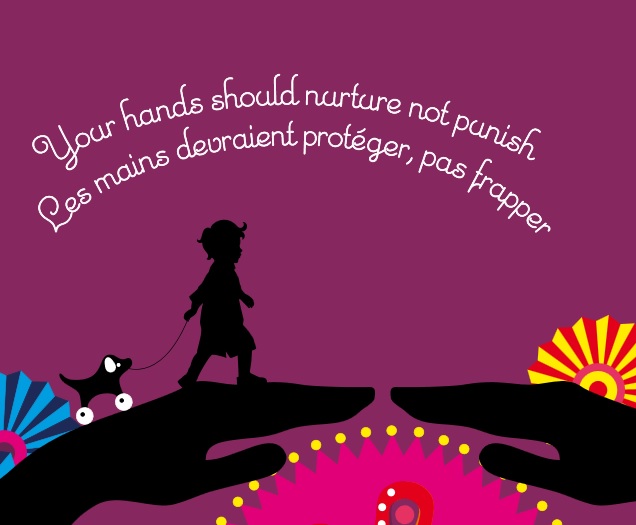 Illustration - Your hands should nurture not punish