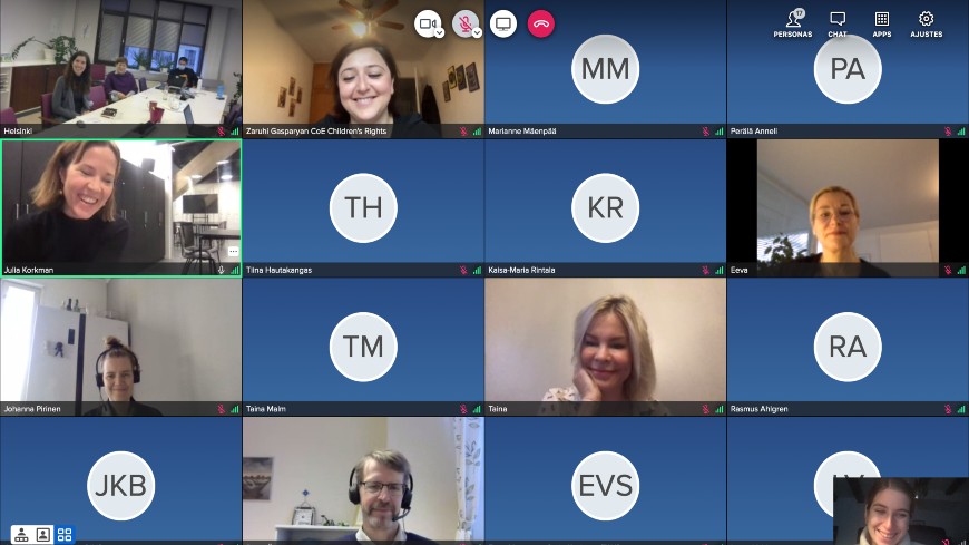 Consultation avec les autorités finlandaises pour convenir des prochaines étapes du projet Barnahus en Finlande