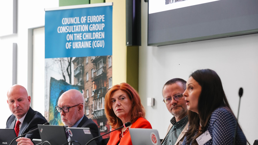 Le Groupe de consultation sur les enfants d'Ukraine discute des risques de la traite des enfants ukrainiens à des fins d'exploitation sexuelle et par le travail