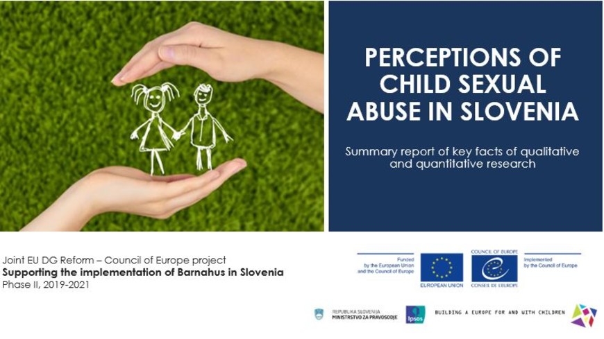 Nouvelle étude : les Slovènes considèrent les abus sexuels sur les enfants comme un problème grave, mais près de la moitié ne seraient pas en mesure d'en reconnaître les signes