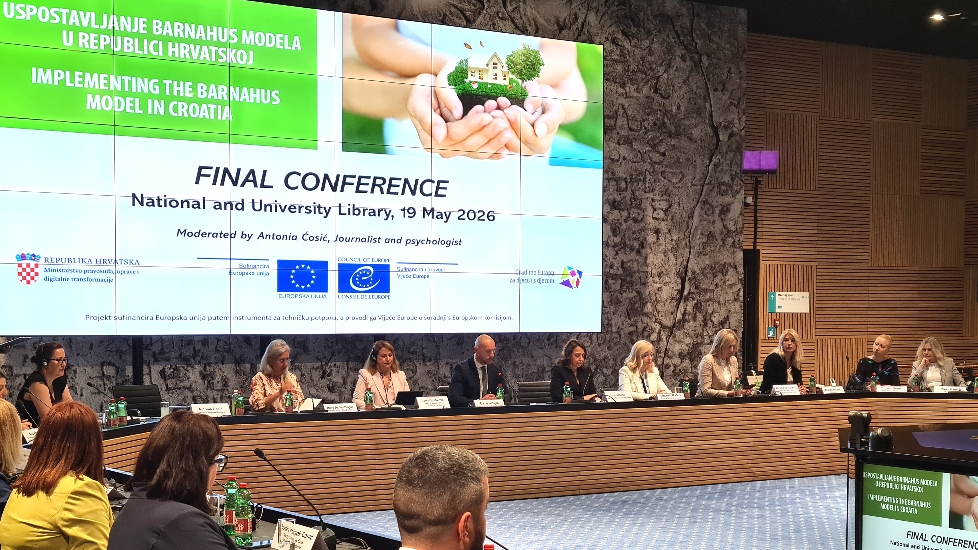 Croatia moves closer to child-friendly justice with Barnahus (“Children’s House”) project completed at a final event in Zagreb