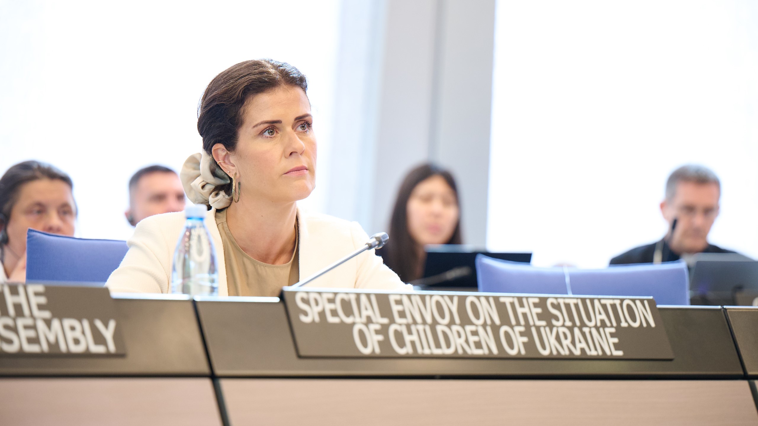 Justice and protection for children of Ukraine at the core of meetings at the Council of Europe