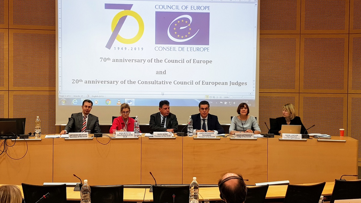 The Consultative Council of European Judges celebrates its 20th anniversary