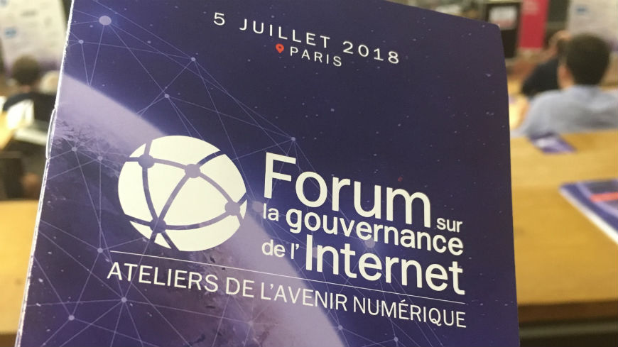 Council of Europe invited to the French Forum on the Internet Governance under the topic 