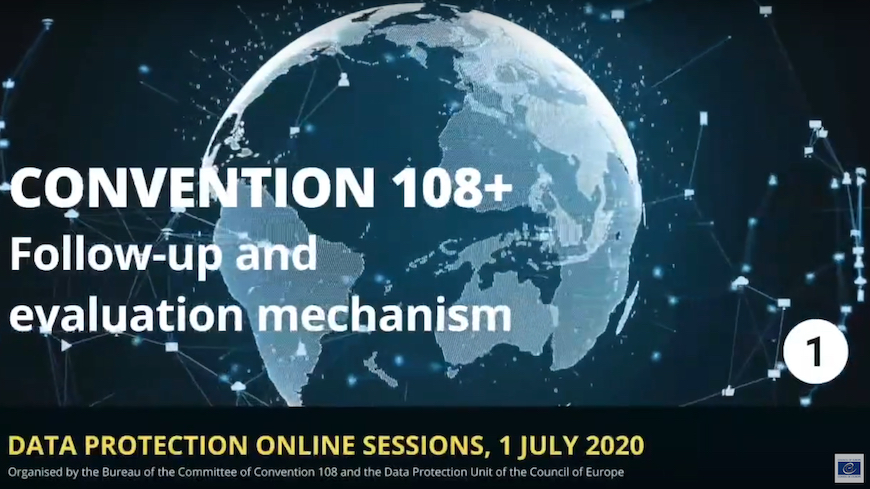 Catch-up with our webinar on Convention 108+ Follow-up and Evaluation Mechanism